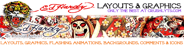 Ed Hardy MySpace Layouts